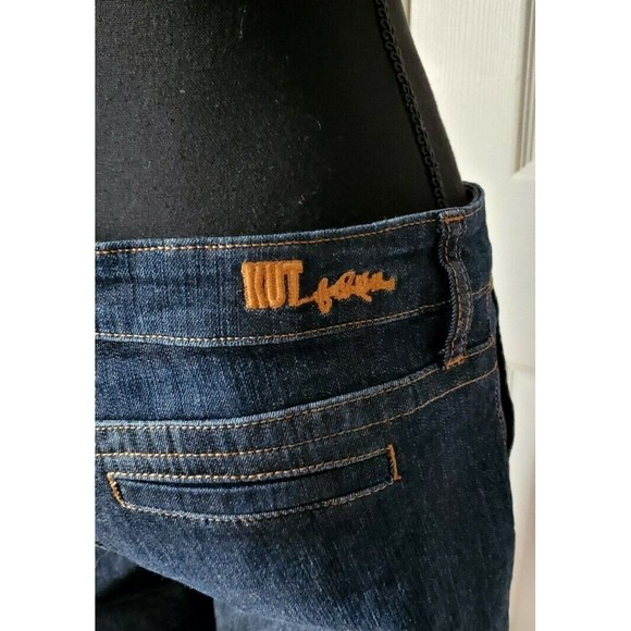 Kut from the Kloth Womens Bermuda Dark Wash Denim Shorts Sz 8 Mid Rise 30X14 - Picture 3 of 6